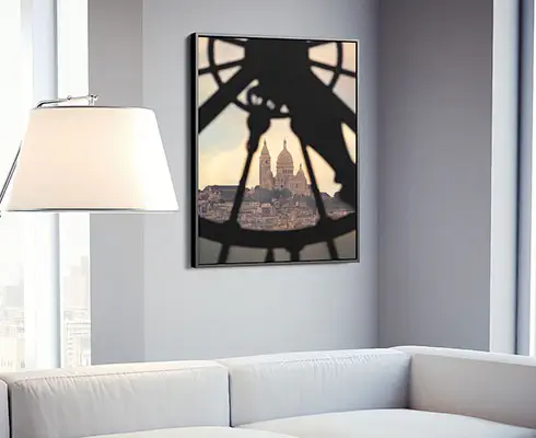 Alu Dibond Bilder im Rahmen als Blickfang im Wohnzimmer oder Büro