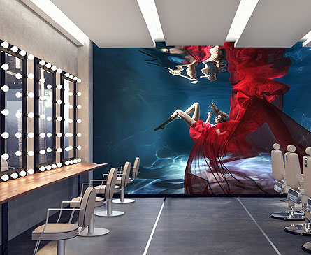 Nahtlose Fototapeten für Friseursalons Nahtlose Fototapeten für Friseursalons