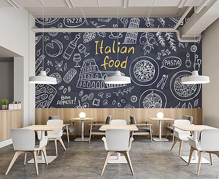 Nahtlose Fototapeten für Gastronomie Nahtlose Fototapeten für Gastronomie